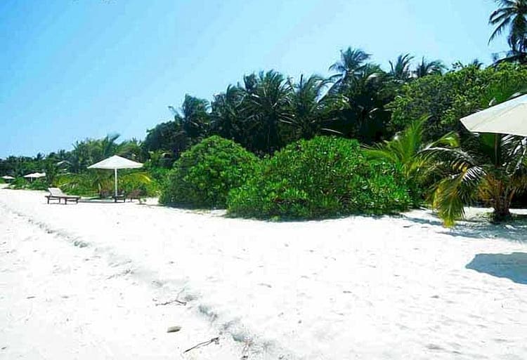 Пляж Мальдивские острова